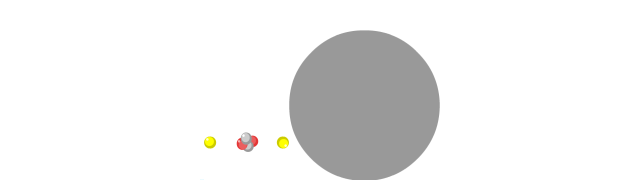Smallest Thing Visible to an Electron Microscope